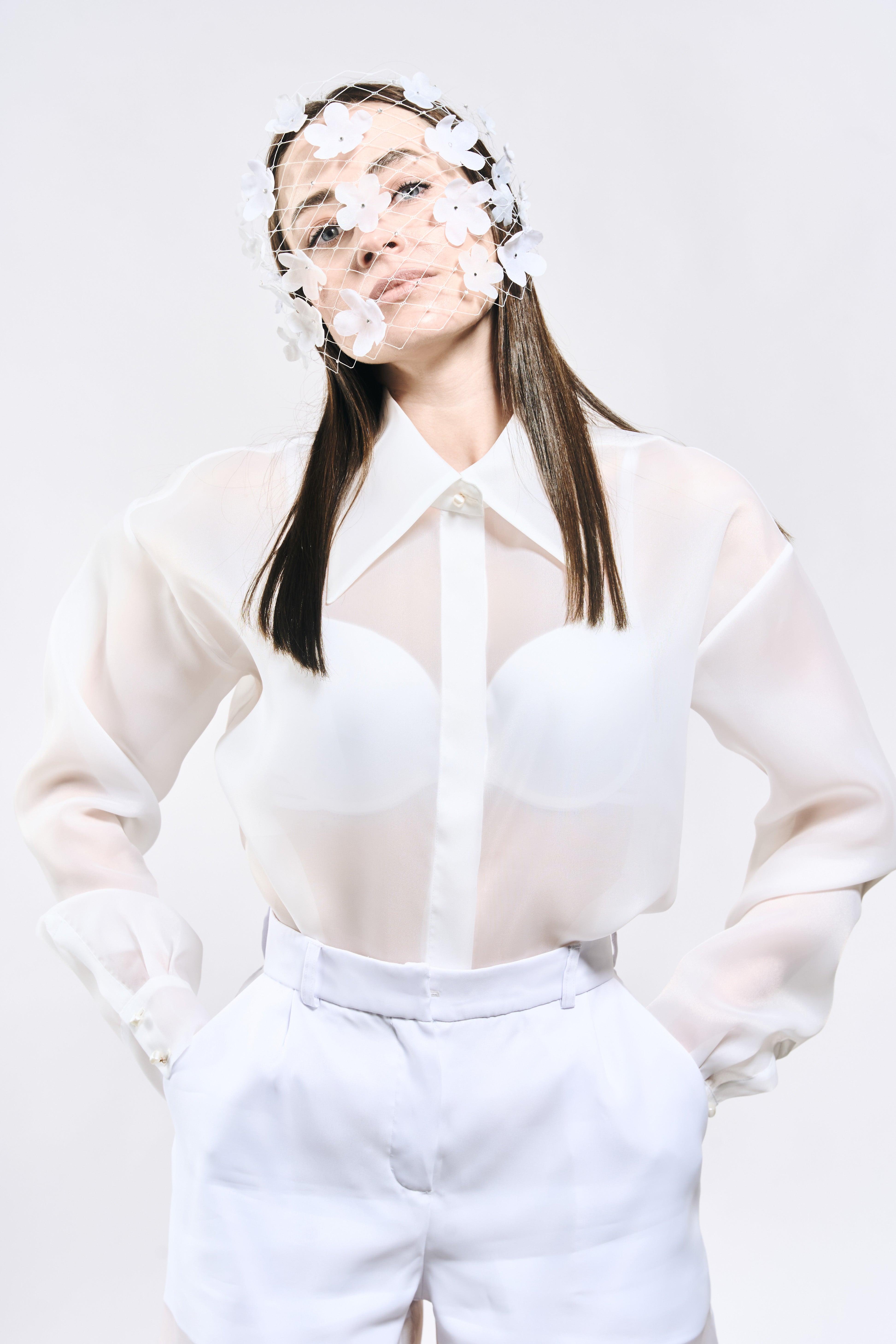 Voile "BLANC Blossom"