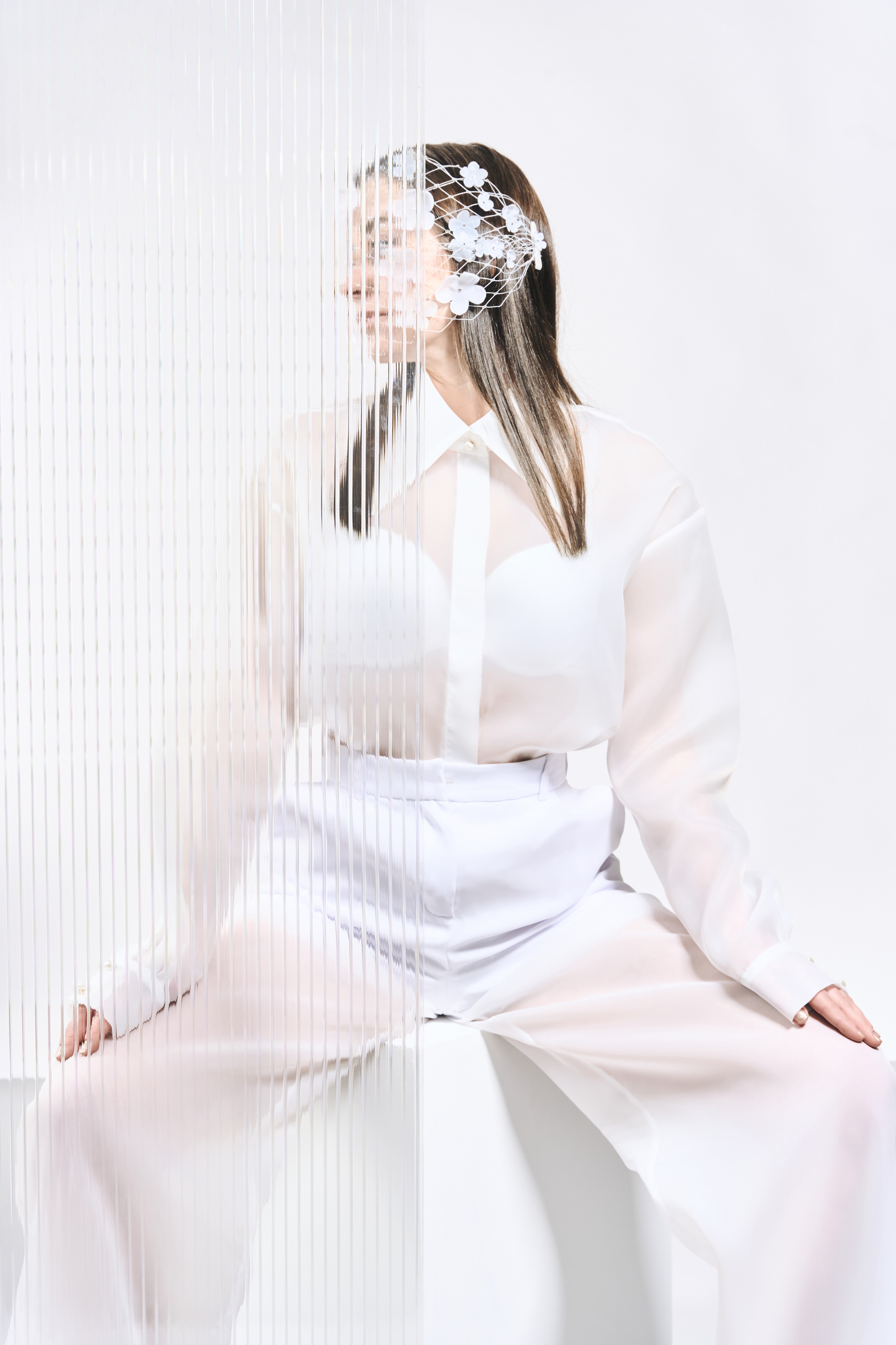 Voile "BLANC Blossom"