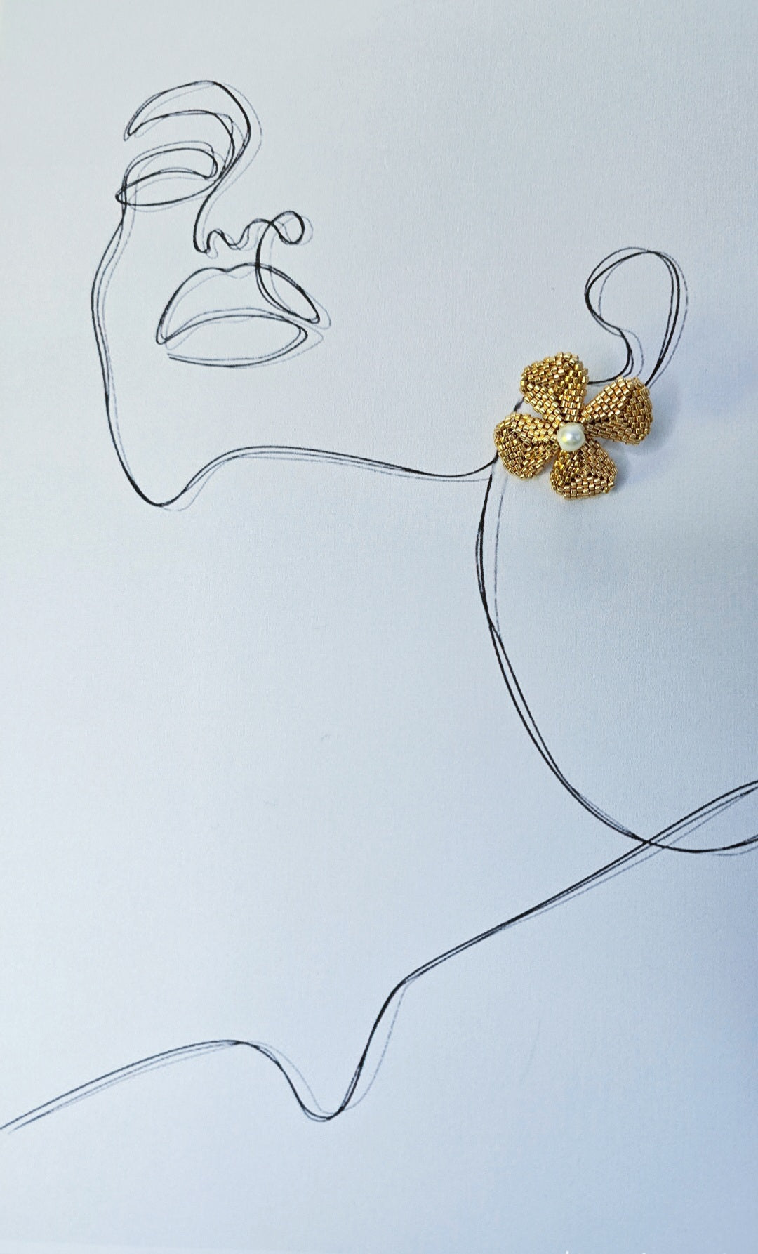 Earrings flower